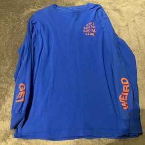 Anti social social club “get weird” LS tee